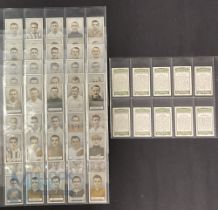Gallaher Ltd Cigarette Cards - 1925 Famous Footballers set of 100 cards Green backs housed within