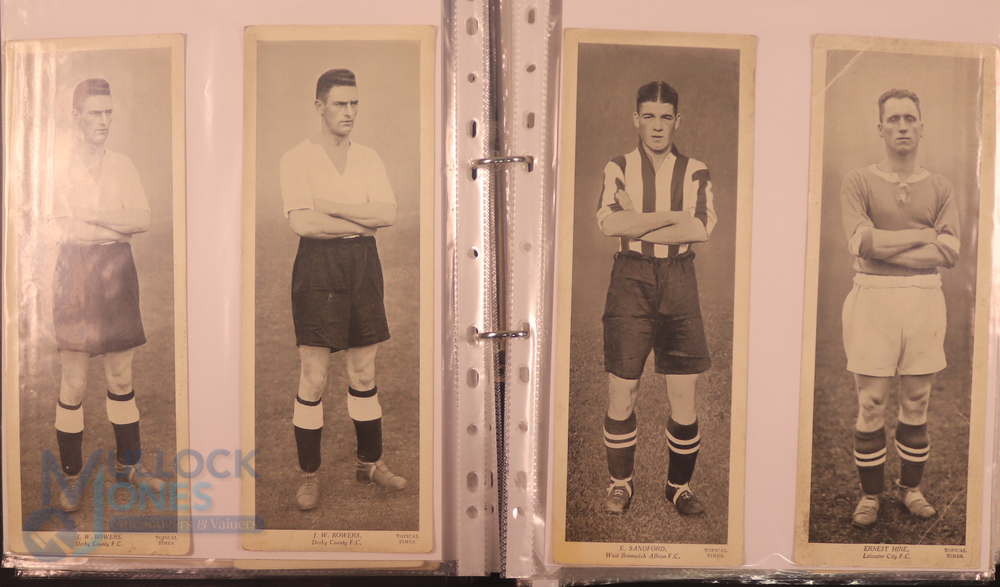 Selection of trade cards to include 1938 Topical Times b&w large player portraits (25) including - Image 3 of 8