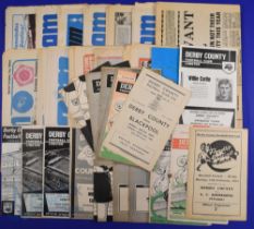 Collection of Derby County home programmes 1947/48 Blackpool, 1948/49 Bolton Wanderers, 1950/51