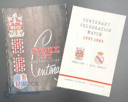 1963 Stoke City v Real Madrid Centenary match programme together with Centenary Brochure (2)