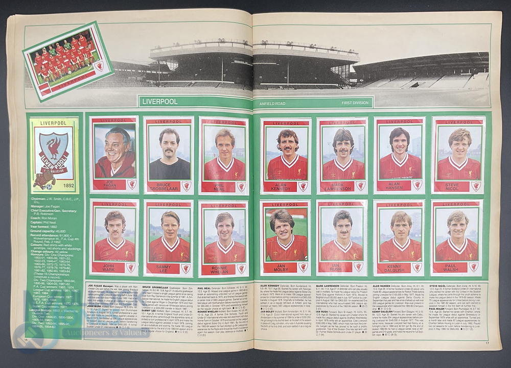 Panini Football Soccer Stars 1985 Sticker Album complete - Image 4 of 6