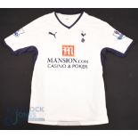 2008/09 David Bentley (Signed) No 5 Tottenham Hotspur match worn home football shirt signed in ink