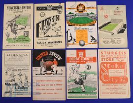 1950/51 Bolton Wanderers away match programmes Div. 1 to include Blackpool, Wolves, Aston Villa,