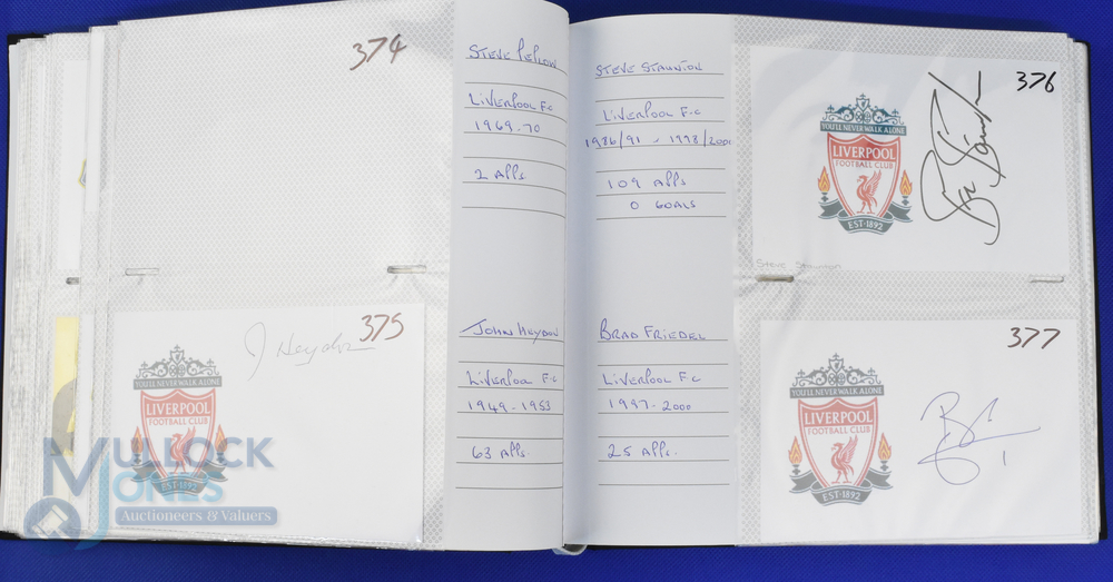 Volume of Football Player Autographs (individual signatures on white cards) to include Arsenal - Bild 3 aus 4