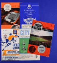 Collection of Charity Shield match programmes to include 1965 Manchester Utd v Liverpool, 1966