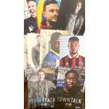 Shrewsbury Town Home Football Programmes for seasons 2015/2016, 2016/2017, 2017/2018, 2018/2019. (