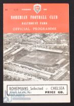 1952/53 Bohemians (Select XI including Stan Matthews & Ernie Taylor) v Chelsea friendly match