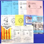 1976/1977 ANGLO-SCOTTISH CUP Bolton Wanderers homes v Blackburn Rovers (single sheet), v