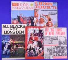 British and I Lions and All Blacks Rugby Tour Review Booklets (5): Pictorial and reportage: these