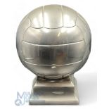 Aluminium full-size Football with attached stand