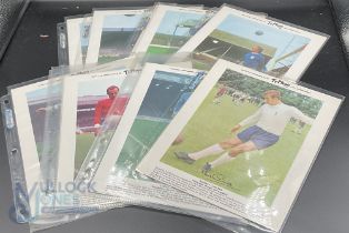 Typhoo Tea Ltd Premium Issues 10 x 8 Famous Football Players in Action Set of 24