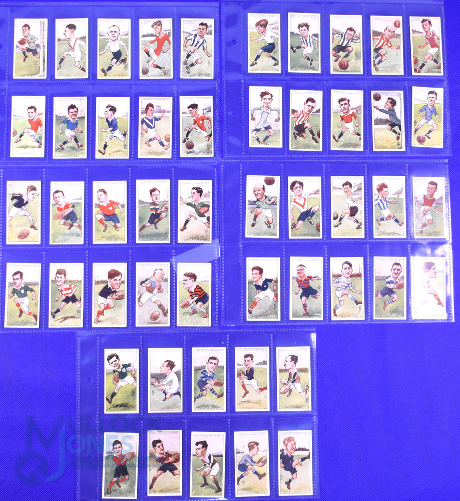 1926 Full Set Player's Rugby and Soccer Cigarette Cards: The complete set of 50, neatly sleeved, - Image 2 of 2