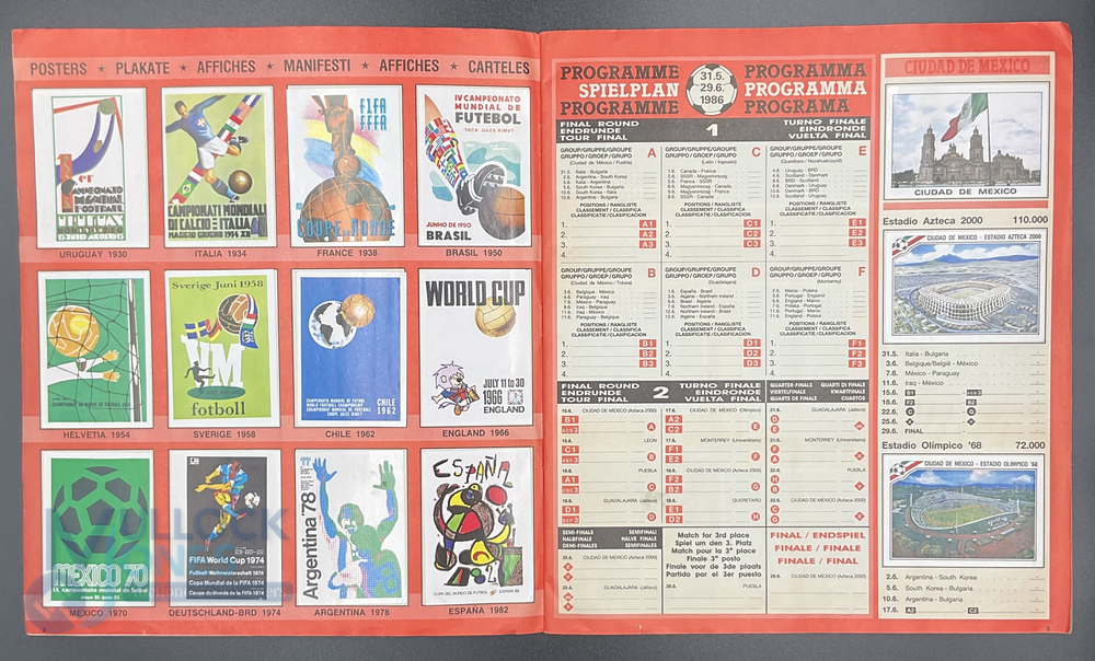 Panini FIFA World Cup Soccer Stars Mexico 1986 Sticker Album complete (Scores not filled in) - Image 3 of 8