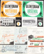 Selection of Glentoran home match programmes 1954/55 Crusaders, 1960/61 Portadown, 1966/67 Bangor,