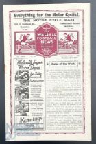 1938-39 Walsall Reserves v Birmingham A (Birmingham Combination) 27th August 1938 football