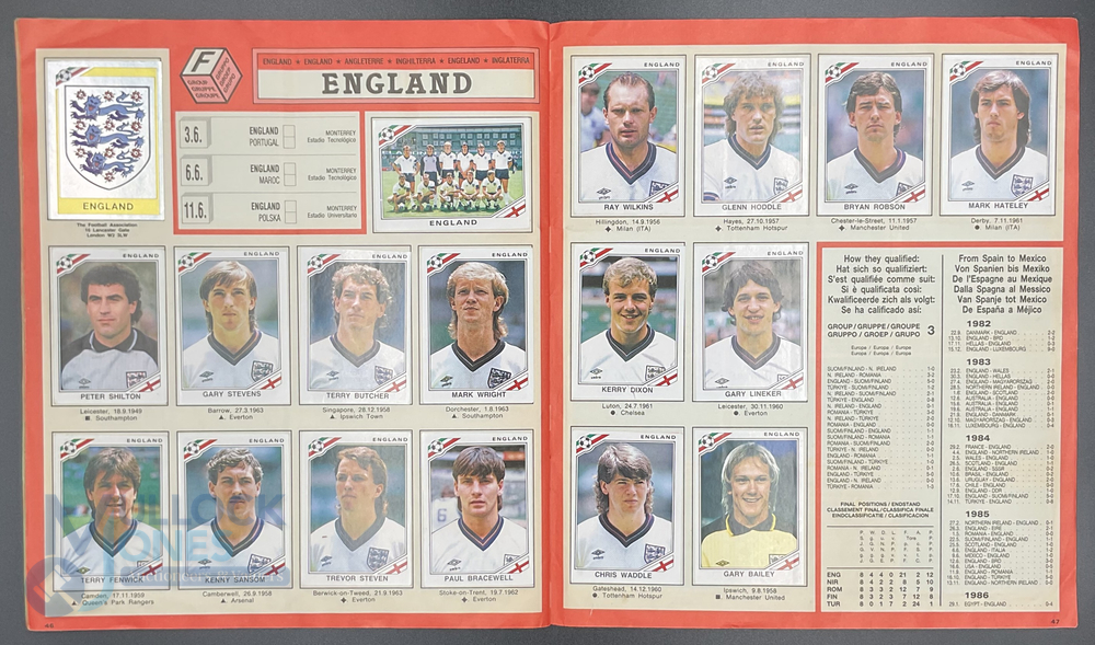 Panini FIFA World Cup Soccer Stars Mexico 1986 Sticker Album complete (Scores not filled in) - Image 8 of 8