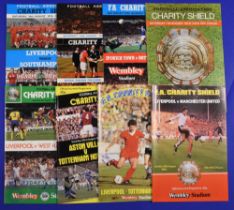 Collection of Charity Shield match programmes 1976 Liverpool v Southampton, 1977 Liverpool v