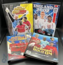 Topps Football Cards in Premier Gold 2002, 2003, 2004, 2004/05 and England 2002 all appear to be