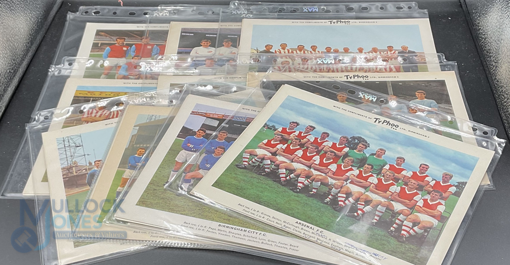 Typhoo Tea Ltd Premium Issues 10 x 8 Famous Football Clubs 1965 series 2 Set of 24 (please note some - Image 2 of 2