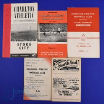Charlton Athletic Handbooks 1953/54, 1955/56 (Jubilee version), 1947/48 "Lets Talk About-Charlton