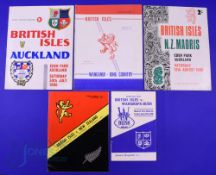 1966 British and I Lions in NZ Rugby Programmes (5): v NZ 2nd test, Auckland, Wairarapa-Bush,