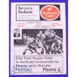 1968 British and I Lions Rugby Programme v Transvaal: Official programme at Ellis Park, 18/6/68.