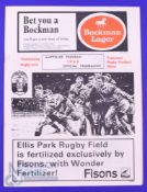 1968 British and I Lions Rugby Programme v Transvaal: Official programme at Ellis Park, 18/6/68.