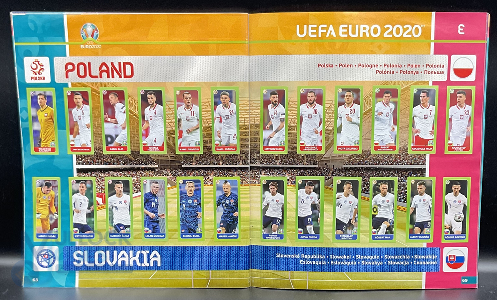 Panini UEFA Euro 2020 European Championship Tournament Edition Sticker Album Complete - Image 4 of 4