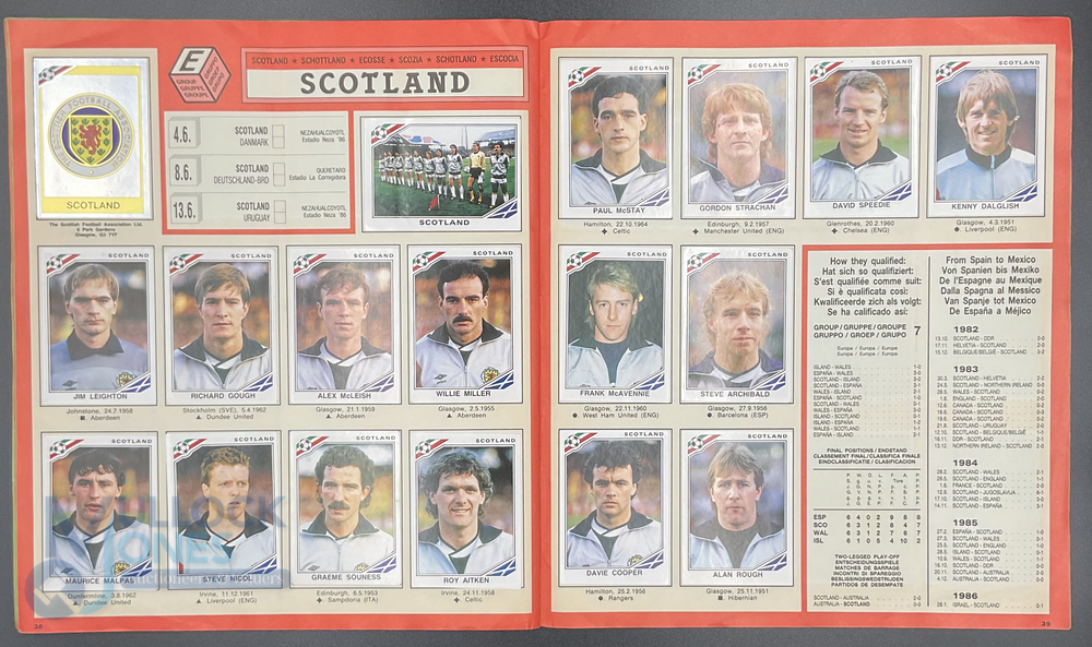 Panini FIFA World Cup Soccer Stars Mexico 1986 Sticker Album complete (Scores not filled in) - Image 7 of 8