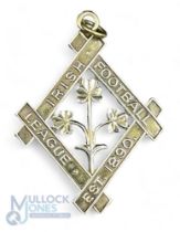 1980-81 Irish Football League Silver Winners Medal A McCall Glentoran FC (6.5g)