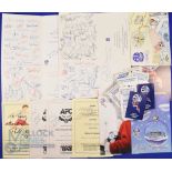 Collection of Bolton Wanderers signed official Xmas cards 1990s/2000s some have many player