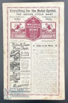 1938-39 Walsall Reserves v Solihull Town (Birmingham Combination) 1st October 1938 football