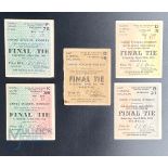 FA Cup Final Tickets at Wembley 1949 Wolves v Leicester City, 2x 1950 Arsenal v Liverpool, 2x 1951
