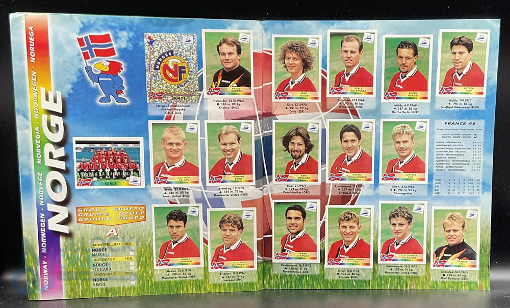 Panini FIFA World Cup Soccer Stars France 1998 Sticker Album complete (Scores not filled in) - Image 4 of 4