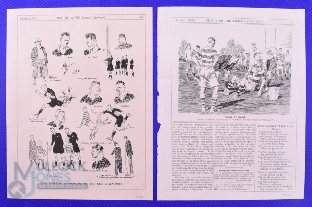 1874 on, Vintage Rugby Prints from English Periodicals (6): Lovely selection inc some of the largest - Image 4 of 6