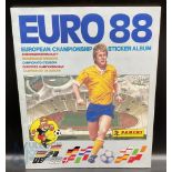 Panini Euro 88 European Championship Sticker Album complete. Scores not filled in (Inside back cover