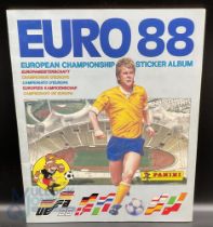 Panini Euro 88 European Championship Sticker Album complete. Scores not filled in (Inside back cover