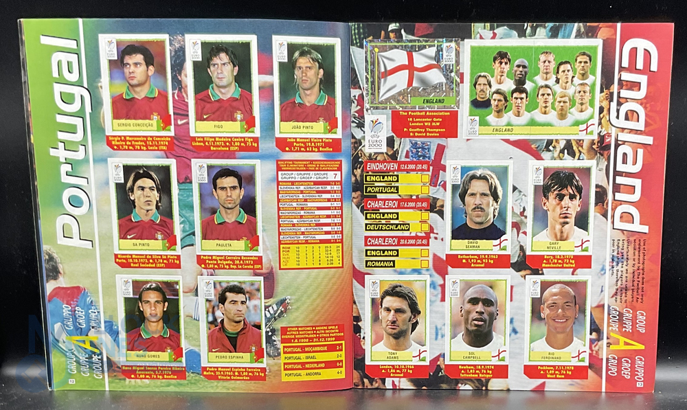 Panini UEFA Euro 2000 European Championship Sticker Album complete (Scores have not been filled in) - Image 5 of 5