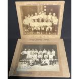 Central Technical College XV Rugby Football Club Victorian photographs for 1898-99 and 1900-01, 40 x