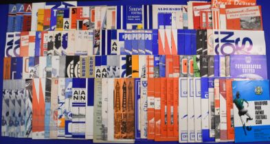 Collection of football programmes covering a vast array of league clubs mainly from the 1960s a