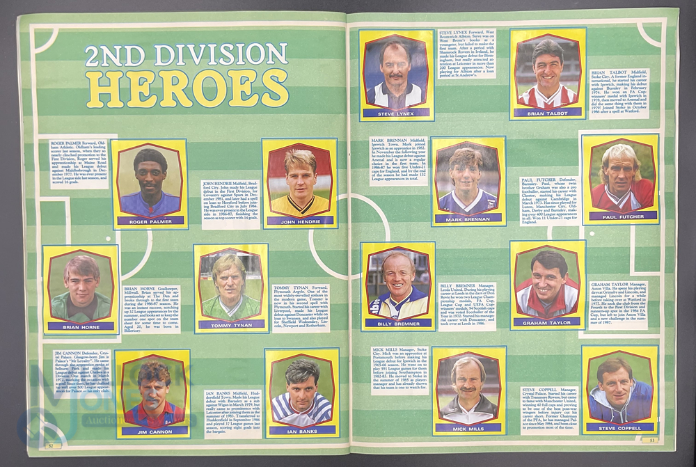 Panini Football Soccer Stars 1988 Sticker Album complete (Inside back cover has had the numbers - Image 6 of 7