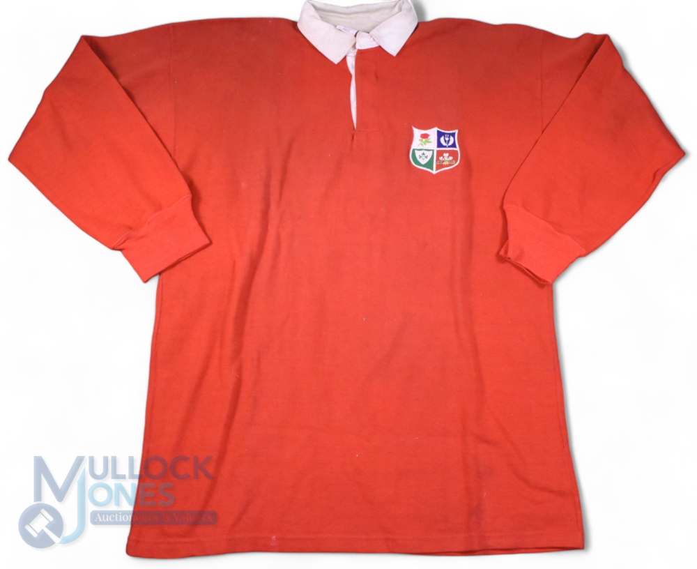 1980 Graham Price's British and Irish Lions Rugby Jersey: Iconic memorabilia, a scarlet Lions jersey - Image 2 of 3