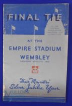1935 FA Cup Final Sheffield Wednesday v West Bromwich Albion match programme 27 April 1935 at