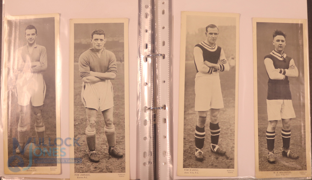 Selection of trade cards to include 1938 Topical Times b&w large player portraits (25) including - Image 2 of 8