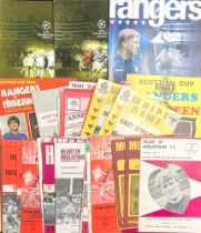 Scottish Football Programmes 1970s - 2000s various teams - Motherwell, Ayr Utd, Aberdeen, Hearts, St