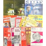 Scottish Football Programmes 1970s - 2000s various teams - Motherwell, Ayr Utd, Aberdeen, Hearts, St