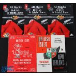 1966/71/2005 British and I Lions Rugby Programmes (5): To inc 1966: worn but entire and detailed,