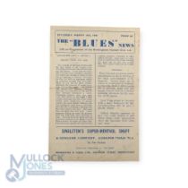 1943/44 Football League Cup (North) Birmingham City v Manchester Utd 4 page match programme 18 March