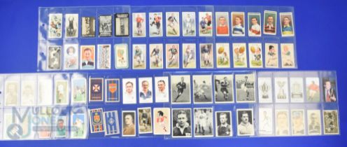 Mostly 1900-1930s Rugby Cigarette Card Selection (70+): Very useful cross-section of 1900-1930s