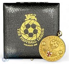 1990-91 Barclay's League 4th Division Winners 9ct Gold Medal Darlington FC in original case (17.6g)